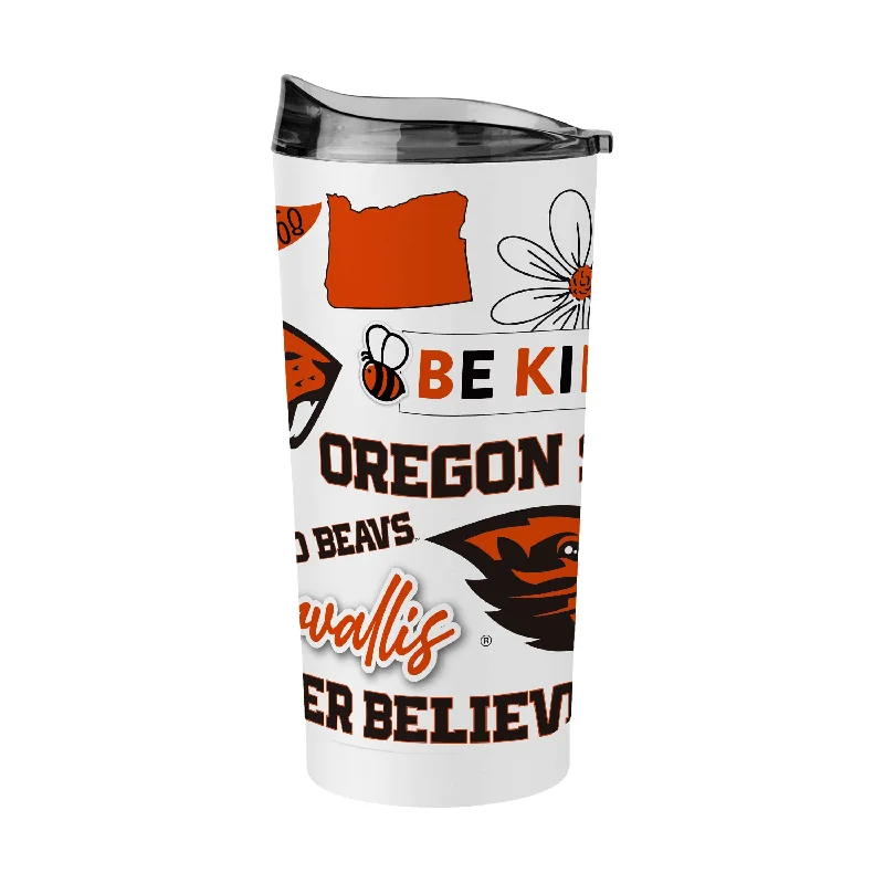 Team Mug For Personalized Team Orders-Oregon State 20oz Native Powder Coat Tumbler