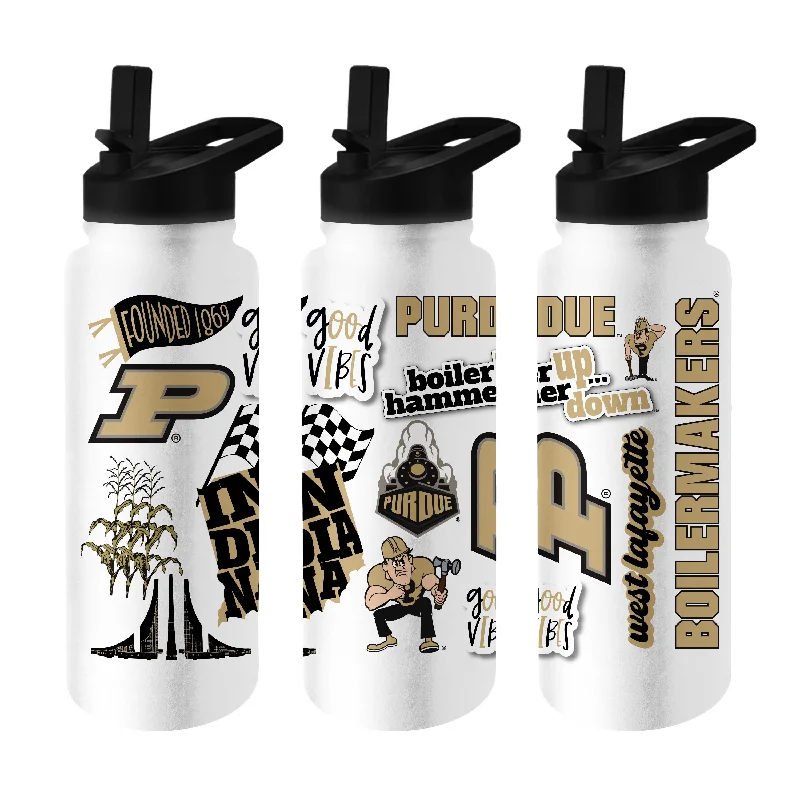 Team Mug For Special Team Editions-Purdue 34oz Native Quencher Bottle