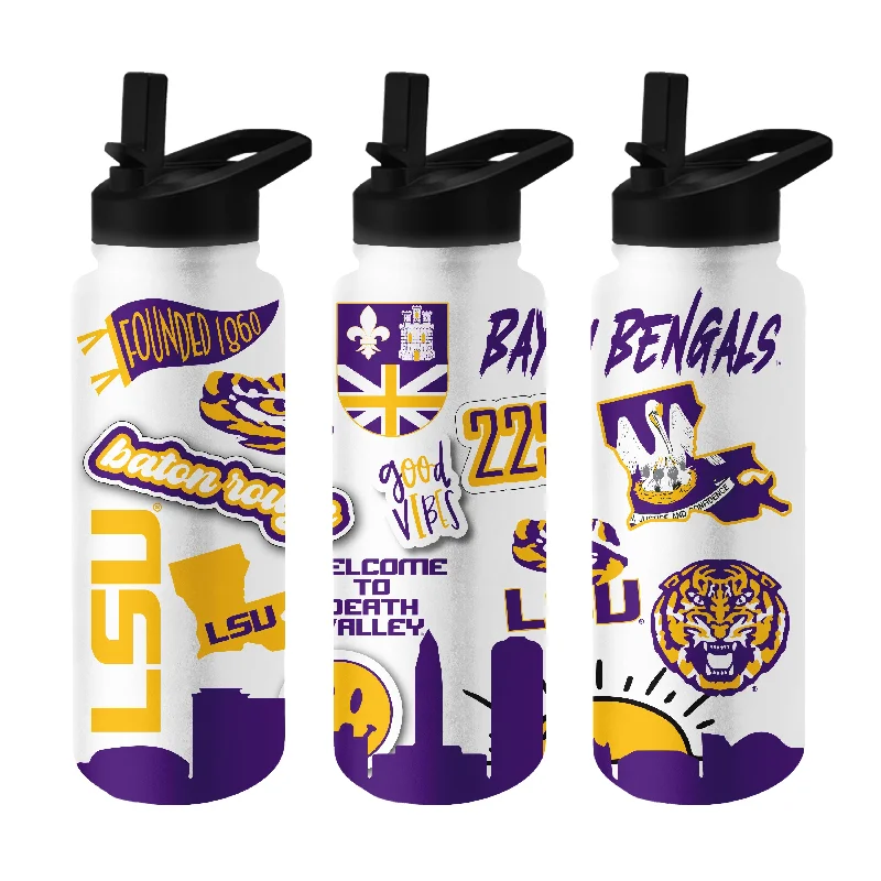 Team Mug For Custom Team Orders-LSU 34oz Native Quencher Bottle