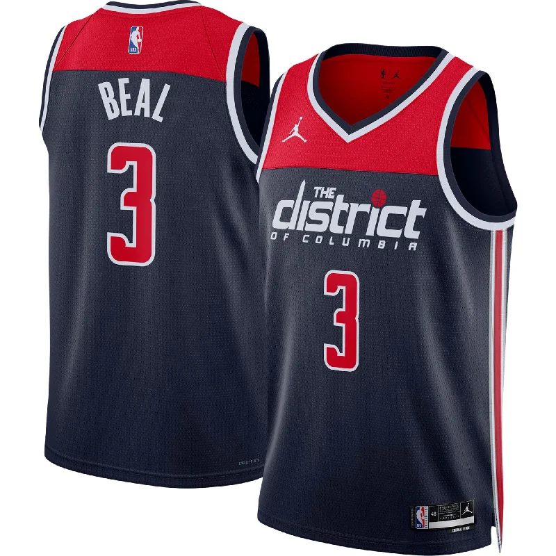 Basketball Jersey For Personalized High School Gear-Bradley Beal Washington Wizards Jordan Brand Unisex Swingman Basketball Jersey - Statement Edition - Navy