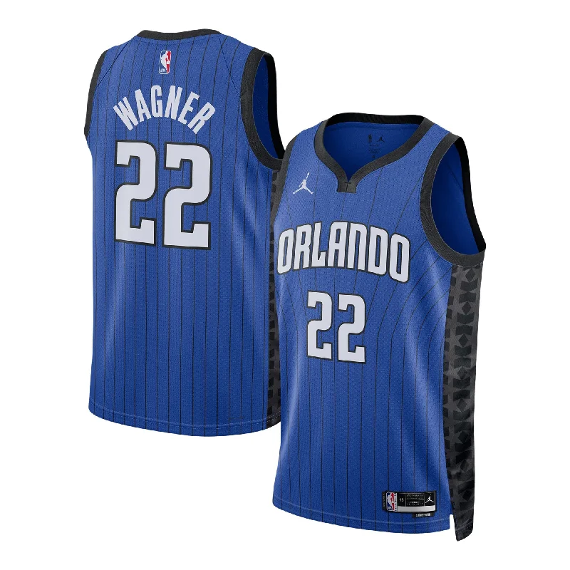 Basketball Jersey For Custom Fan Clothing-Franz Wagner Orlando Magic Jordan Brand Unisex Swingman Basketball Jersey - Statement Edition - Blue