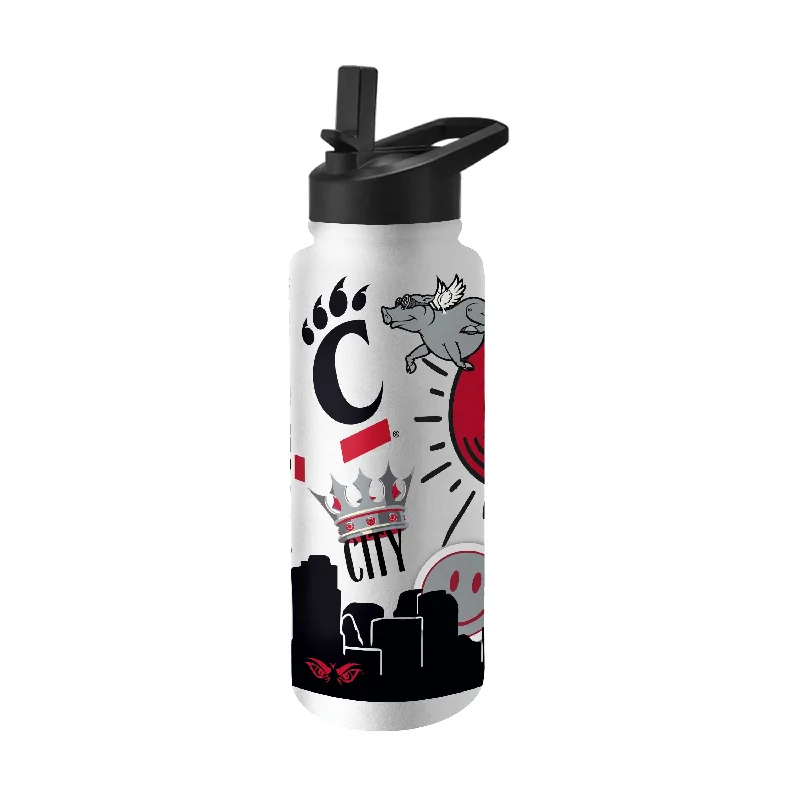 Team Mug For Family Gifts-Cincinnati 34oz Native Quencher Bottle