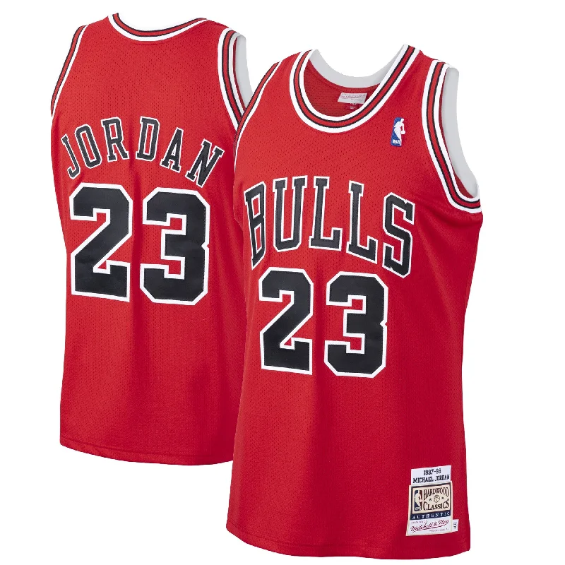 Basketball Jersey For Special Occasion Custom Orders-Michael Jordan Chicago Bulls 1997/98 Hardwood Classics Basketball Jersey - Scarlet