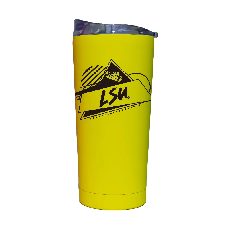 Team Mug For Special Occasion Gifts-LSU 20oz Cru Rad Soft Touch Tumbler