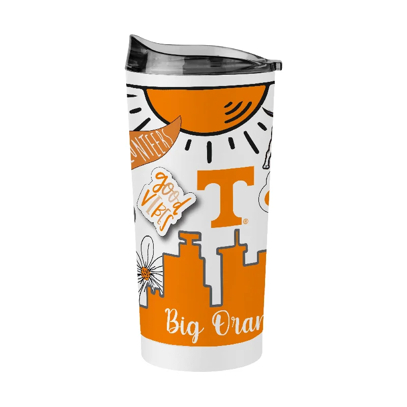 Team Mug For School Team Gifts-Tennessee 20oz Native Powder Coat Tumbler