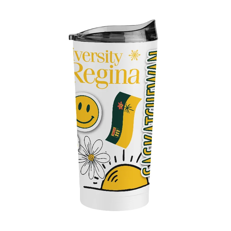 Team Mug For Personalized Fan Gear-Regina 20oz Native Powder Coat Tumbler