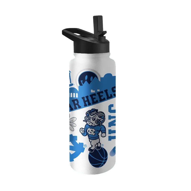 Team Mug For Special Event Customization-North Carolina 34oz Native Quencher Bottle