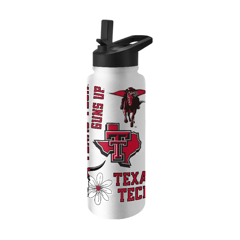 Team Mug For Special Occasion Gifts-Texas Tech 34oz Native Quencher Bottle