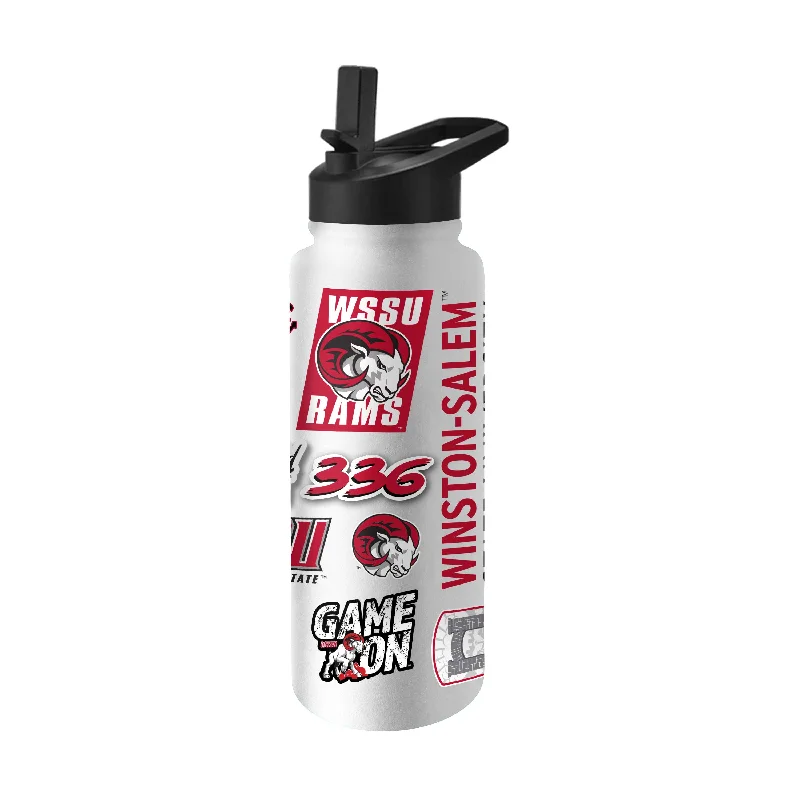 Team Mug For Group Orders-Winston Salem St 34oz Native Quencher Bottle