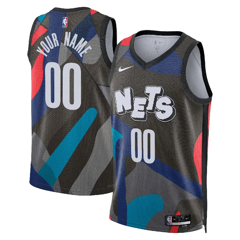 Basketball Jersey For High-Quality Custom Orders-Brooklyn Nets Unisex 2023/24 Custom Swingman Basketball Jersey - Black - City Edition