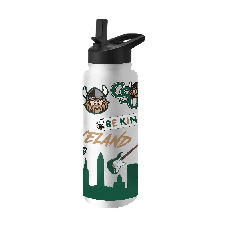 Personalized Team Mug-Cleveland State 34oz Native Quencher Bottle