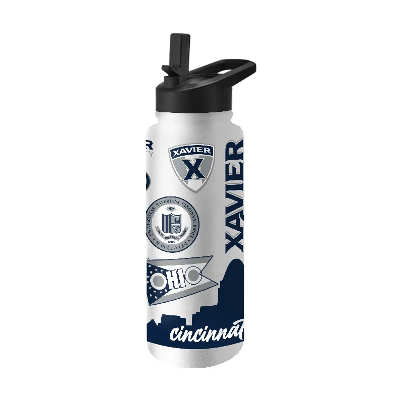 Team Mug For Corporate Gifts-Xavier 34oz Native Quencher Bottle