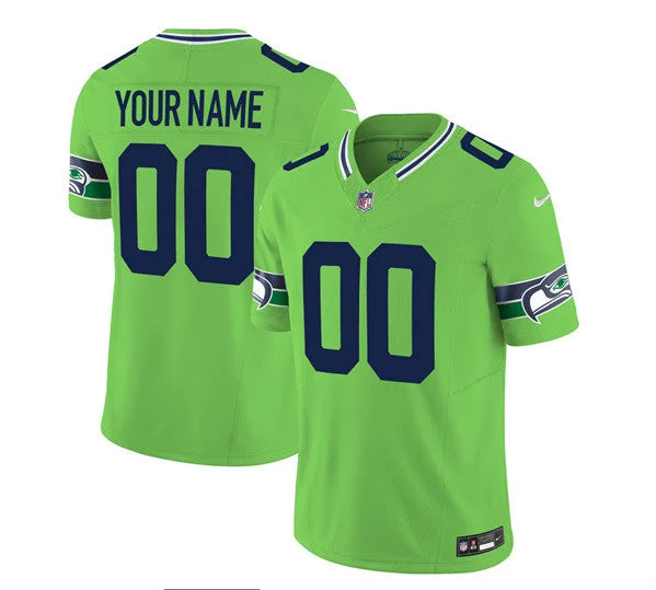 Football Jersey For Professional Merchandise-Men's Seattle Seahawks Active Player Custom 2023 F.U.S.E. Green Limited Football Stitched Jersey