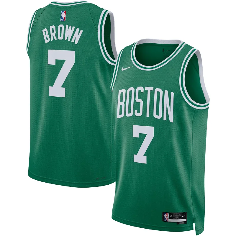 Basketball Jersey For Custom Alumni Gear-Jaylen Brown Boston Celtics Unisex Swingman Basketball Jersey - Icon Edition - Kelly Green