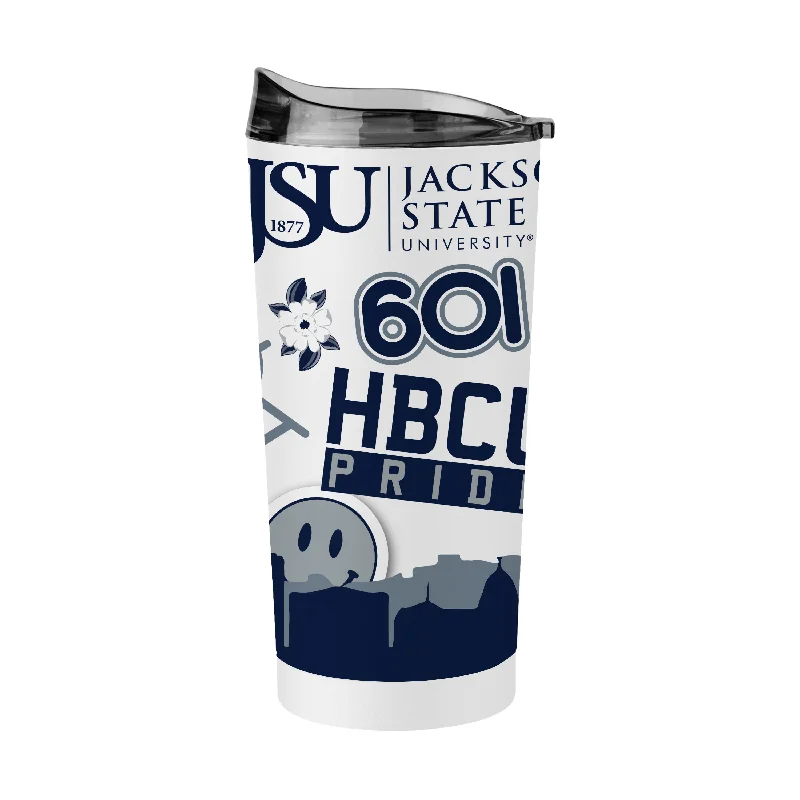 Team Mug For Seasonal Promotions-Jackson State 20oz Native Powder Coat Tumbler