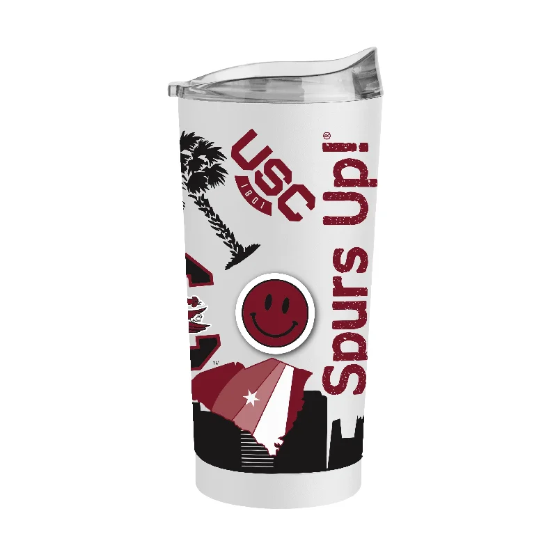 Team Mug For Custom Game Day Merchandise-South Carolina 20oz Native Powder Coat Tumbler