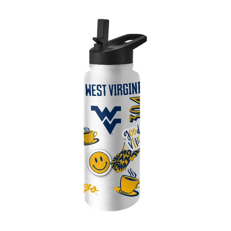 Team Mug For Special Edition Designs-West Virginia 34oz Native Quencher Bottle