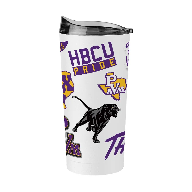 Team Mug For Personalized Group Gifts-Prairie View A&M 20oz Native Powder Coat Tumbler