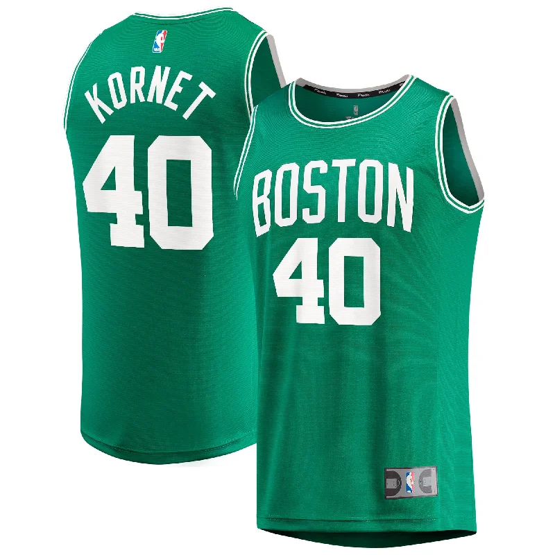 Basketball Jersey For Custom Team Orders And Gifts-Luke Kornet Boston Celtics Branded Fast Break Basketball Jersey - Icon Edition - Kelly Green