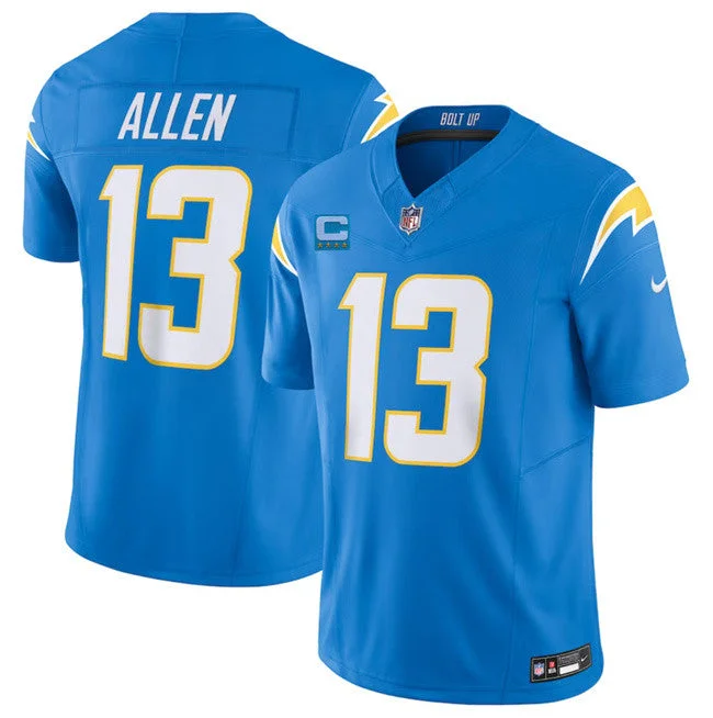 Football Jersey For Youth Team Apparel-Men's Los Angeles Chargers #13 Keenan Allen Light Blue 2023 F.U.S.E. With 3-Star C Patch Vapor Untouchable Limited Football Stitched Jersey