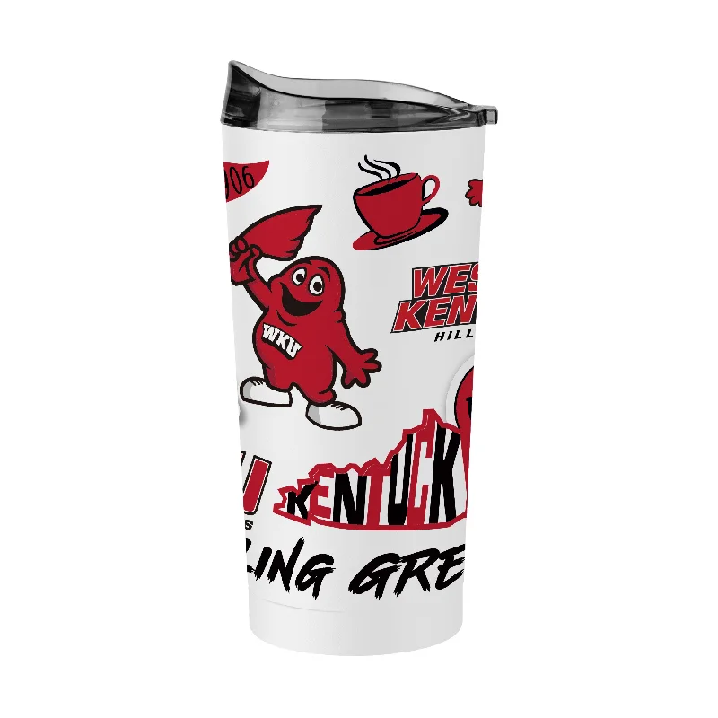 Team Mug For Personalized Event Products-Western Kentucky 20oz Native Powder Coat Tumbler