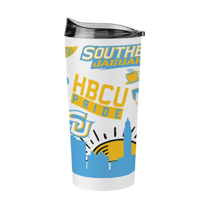 Team Mug For Custom College Orders-Southern University 20oz Native Powder Coat Tumbler