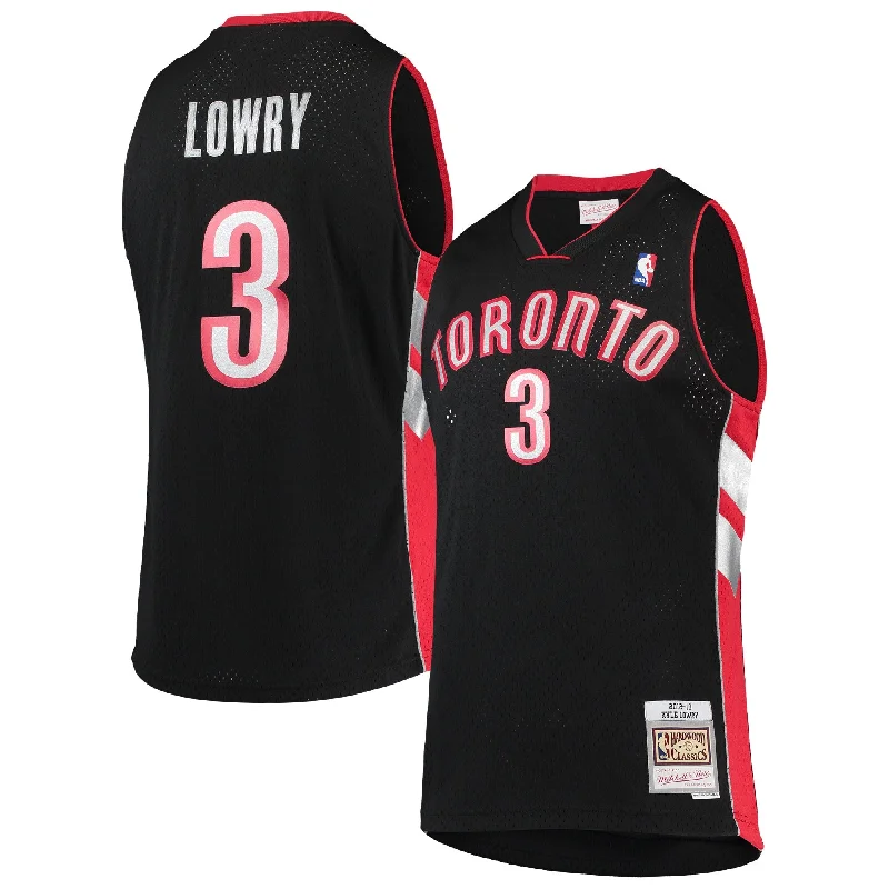 Basketball Jersey For Game Day Orders-Kyle Lowry Toronto Raptors 2001/02 Hardwood Classics Swingman Basketball Jersey - Black