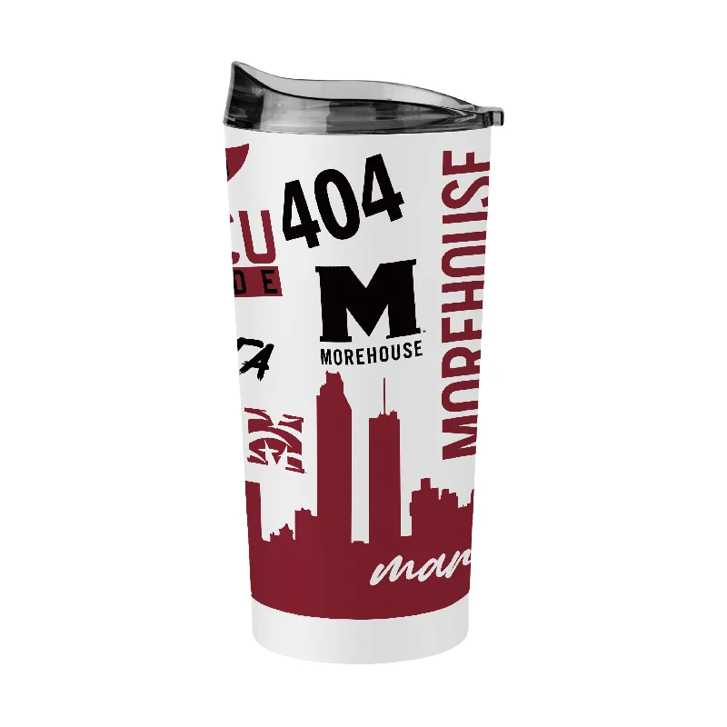 Team Mug For Official League Orders-Morehouse 20oz Native Powder Coat Tumbler