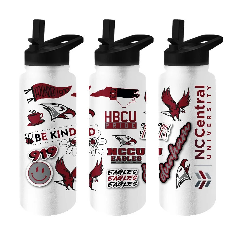 Team Mug With Player Number-NC Central 34oz Native Quencher Bottle