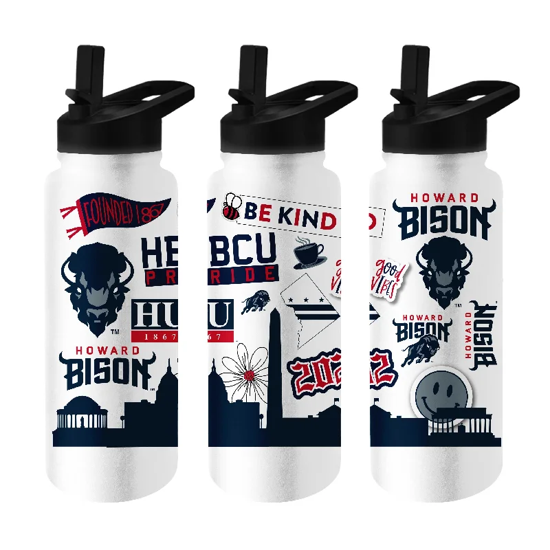 Team Mug For School Teams-Howard University 34oz Native Quencher Bottle