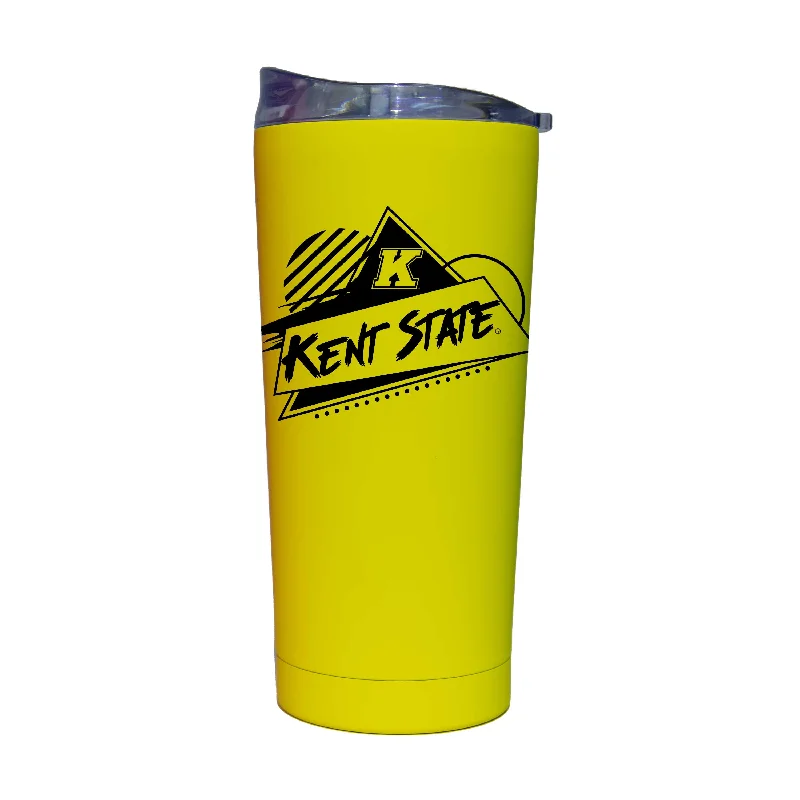 Team Mug With Custom Team Colors-Kent State 20oz Cru Rad Soft Touch Tumbler