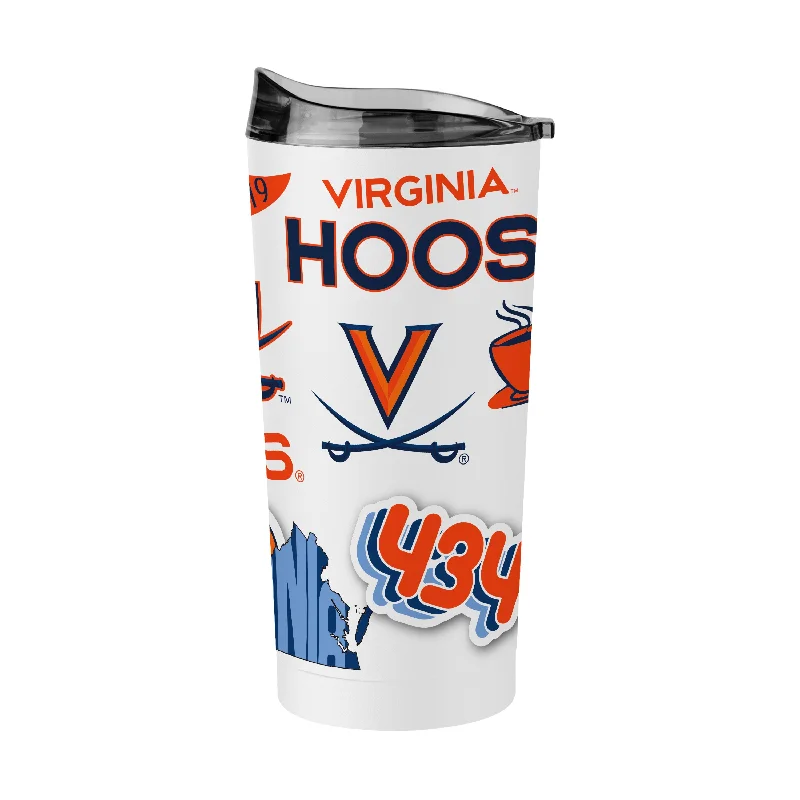 Team Mug For Special Event Fan Gifts-Virginia 20oz Native Powder Coat Tumbler