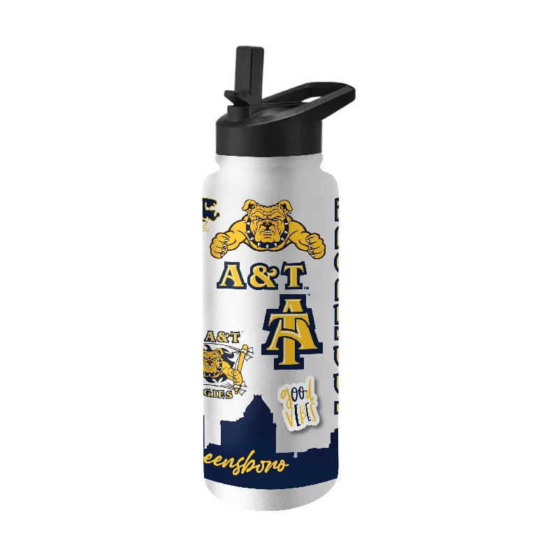 Customizable Team Mug-North Carolina A&T 34oz Native Quencher Bottle