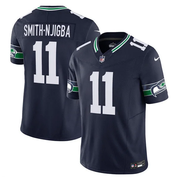 Football Jersey For Special Player Editions-Men's Seattle Seahawks #11 Jaxon Smith-Njigba 2023 F.U.S.E. Navy Limited Football Stitched Jersey