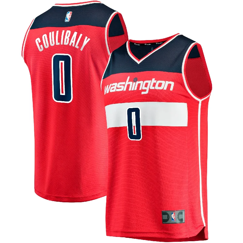 Basketball Jersey For Custom High School Orders-Washington Wizards Branded Fast Break Basketball Jersey - Icon Edition - Red